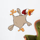 Hen. Cartoon Wall Decal