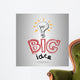 light bub the big idea concept Wall Mural