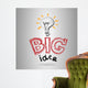 light bub the big idea concept Wall Mural