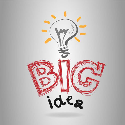 light bub the big idea concept Wall Mural