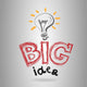 light bub the big idea concept Wall Mural