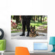 Loyal Police Dog Wall Mural