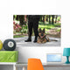 Loyal Police Dog Wall Mural