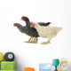 Chicken Friends Wall Decal