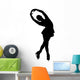 Woman Figure Skater Wall Mural