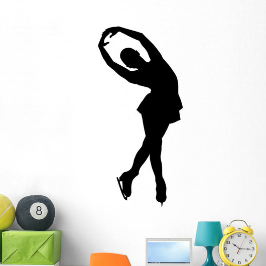 Woman Figure Skater Wall Mural