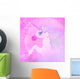 Illustration Beautiful Pink Unicorn