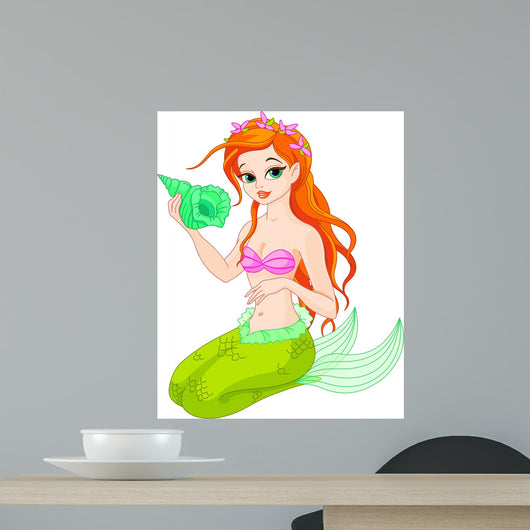 Beautiful Mermaid with Sea