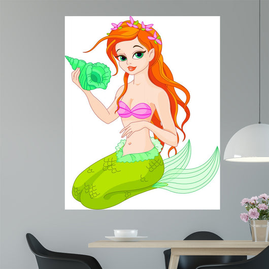 Beautiful Mermaid with Sea