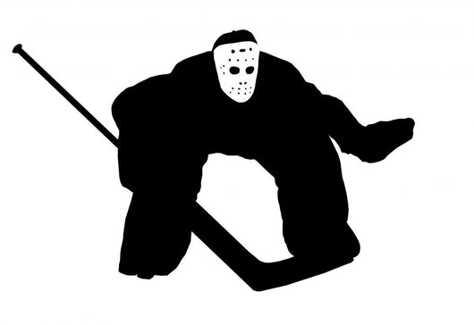 Ice Hockey Goalie Wall Decal