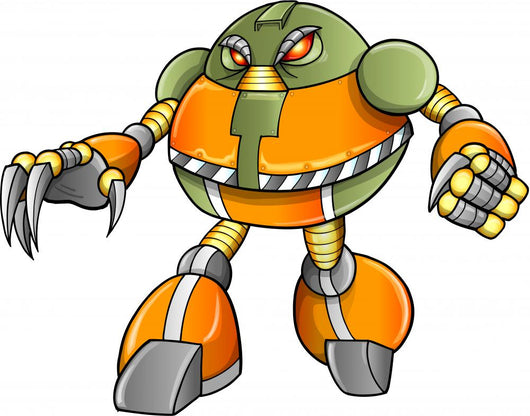 Massive Warrior Robot Cyborg