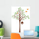 Birds Leaving Tree and