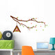 Tree Branch with Bird Wall Mural