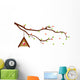 Tree Branch with Bird Wall Mural