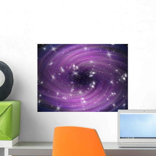 Violet Cosmic Whirl with