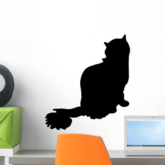 Silhouette of a Cat Wall Decal