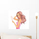 Beauty woman pic Wall Decal