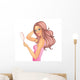 Beauty woman pic Wall Decal