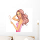 Beauty woman pic Wall Decal