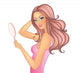 Beauty woman pic Wall Decal