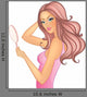 Beauty woman pic Wall Decal