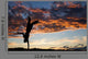 Silhouette Kid Doing One