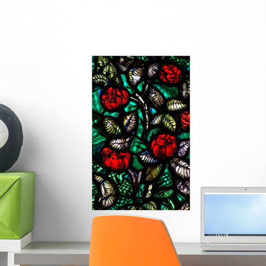 Roses Stained Glass Window
