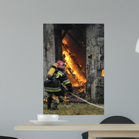 Fireman Wall Decal