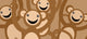 Happy Monkeys Wall Mural