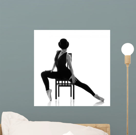 Pretty Young Ballerina Sitting