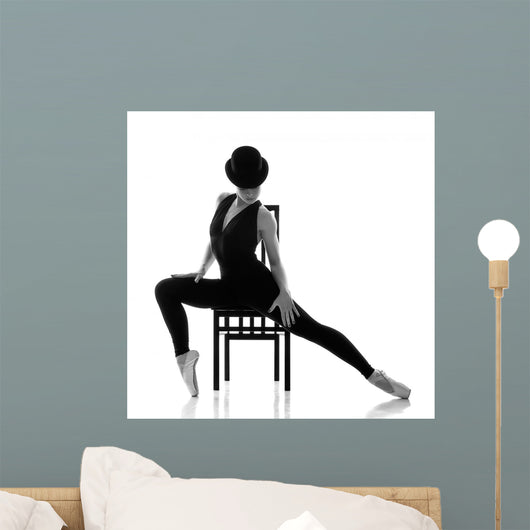Pretty Young Ballerina Sitting