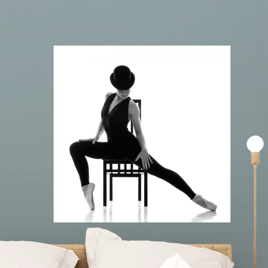 Pretty Young Ballerina Sitting
