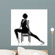 Pretty Young Ballerina Sitting