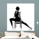 Pretty Young Ballerina Sitting