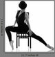 Pretty Young Ballerina Sitting