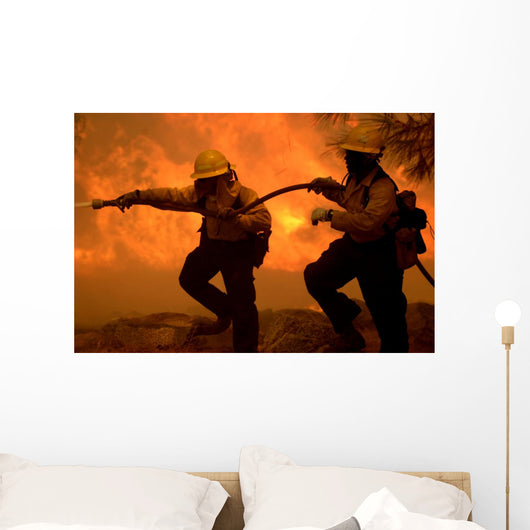 Forestry Firefighters Wall Mural