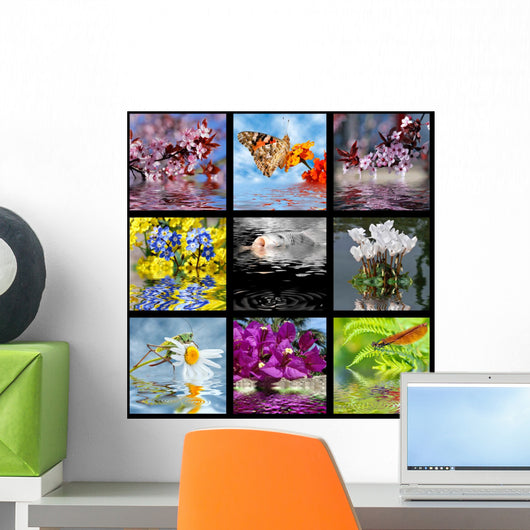 Photo Mosaic with Effect Wall Mural