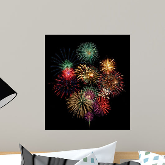 Festive and Colorful Fireworks