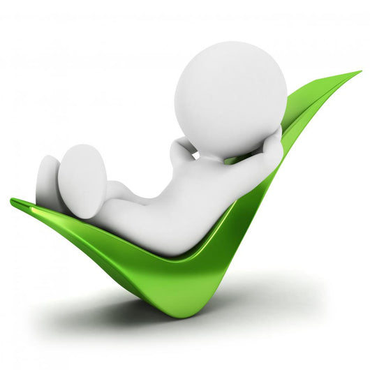 3D White People Relaxed Wall Decal