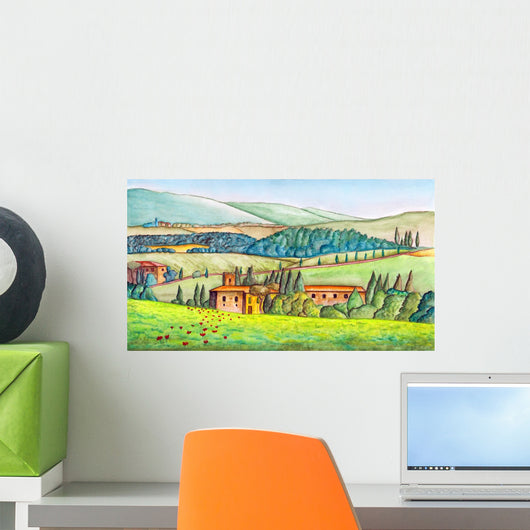 Country Landscape Wall Mural