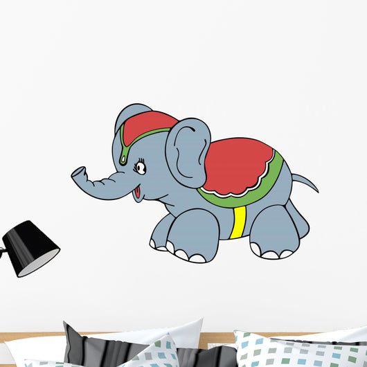 Circus Elephant Wall Decal