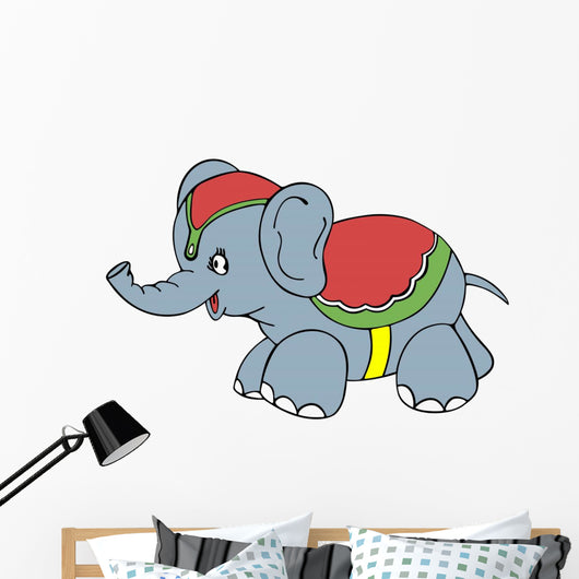 Circus Elephant Wall Decal