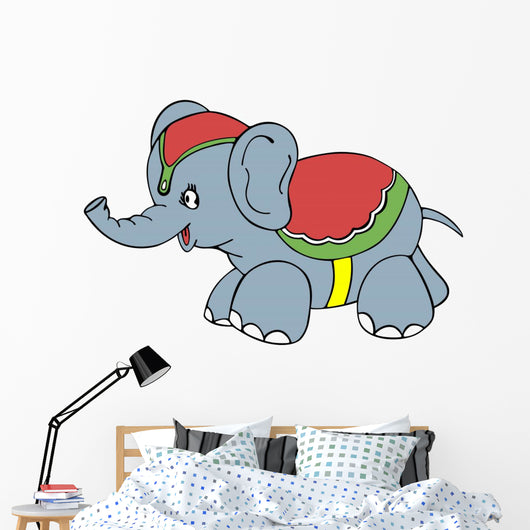 Circus Elephant Wall Decal