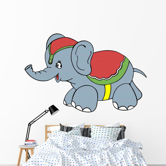 Circus Elephant Wall Decal