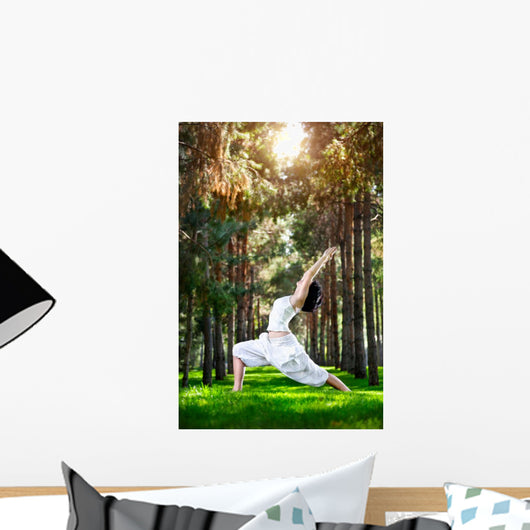 Yoga Warrior Pose Park
