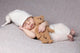 Sleeping Baby with Teddy