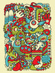 Hipster Doodle Monster Collage