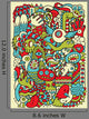 Hipster Doodle Monster Collage