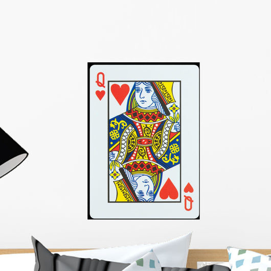 Playing Cards Queen Hearts
