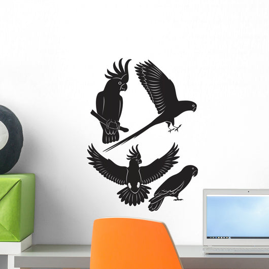 Parrot Wall Decal Sticker Set